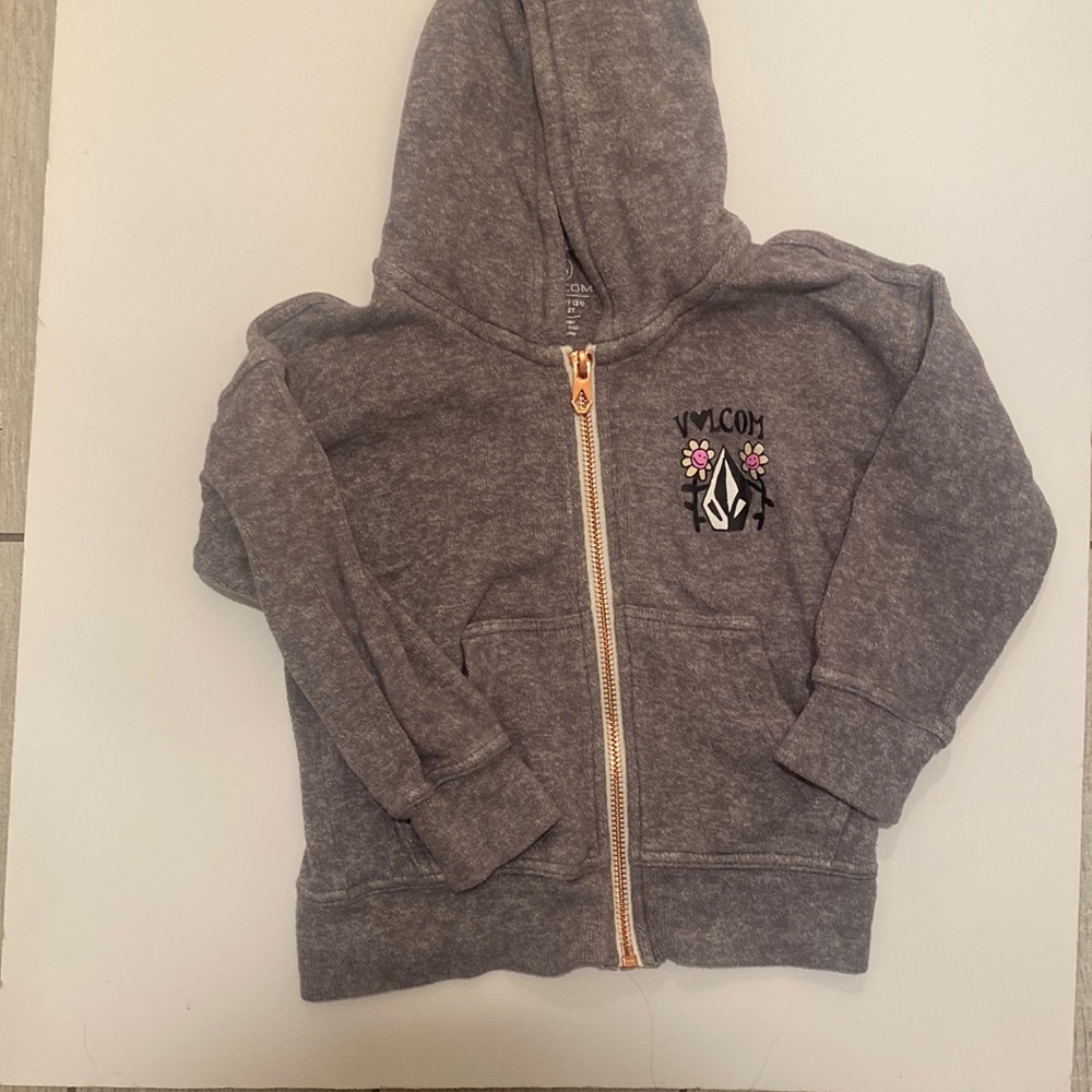 Toddler girl 2T volcom hoodie